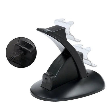 Plastic Gamepad Two - seater Controller Charger - GadgetGlobe