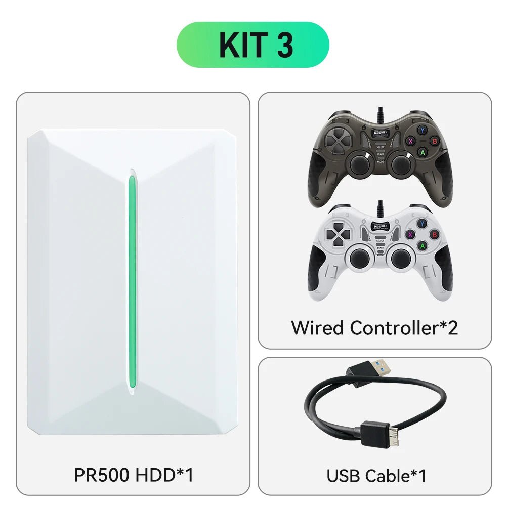 retro gaming hard drive external storage device