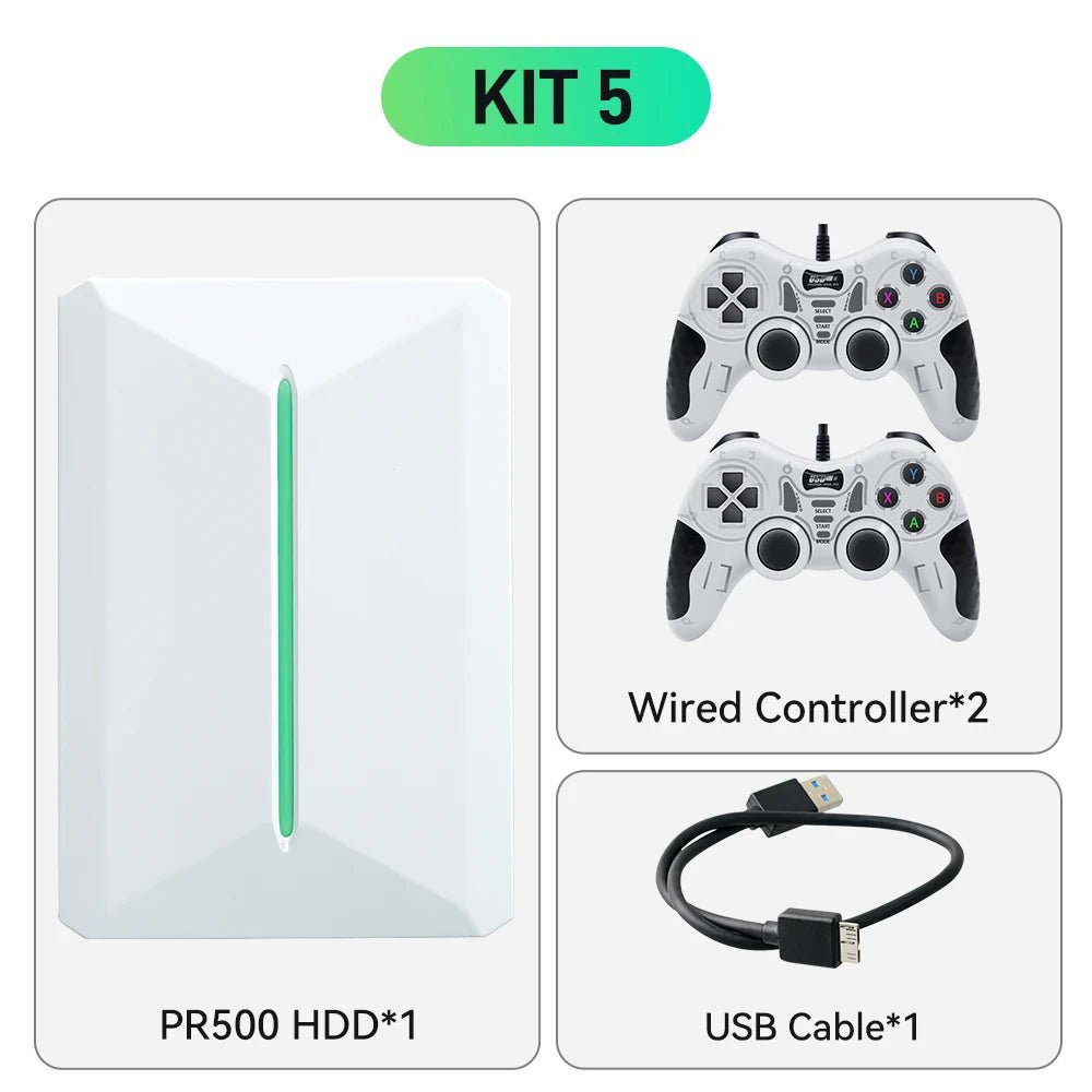 retro gaming hard drive external storage device