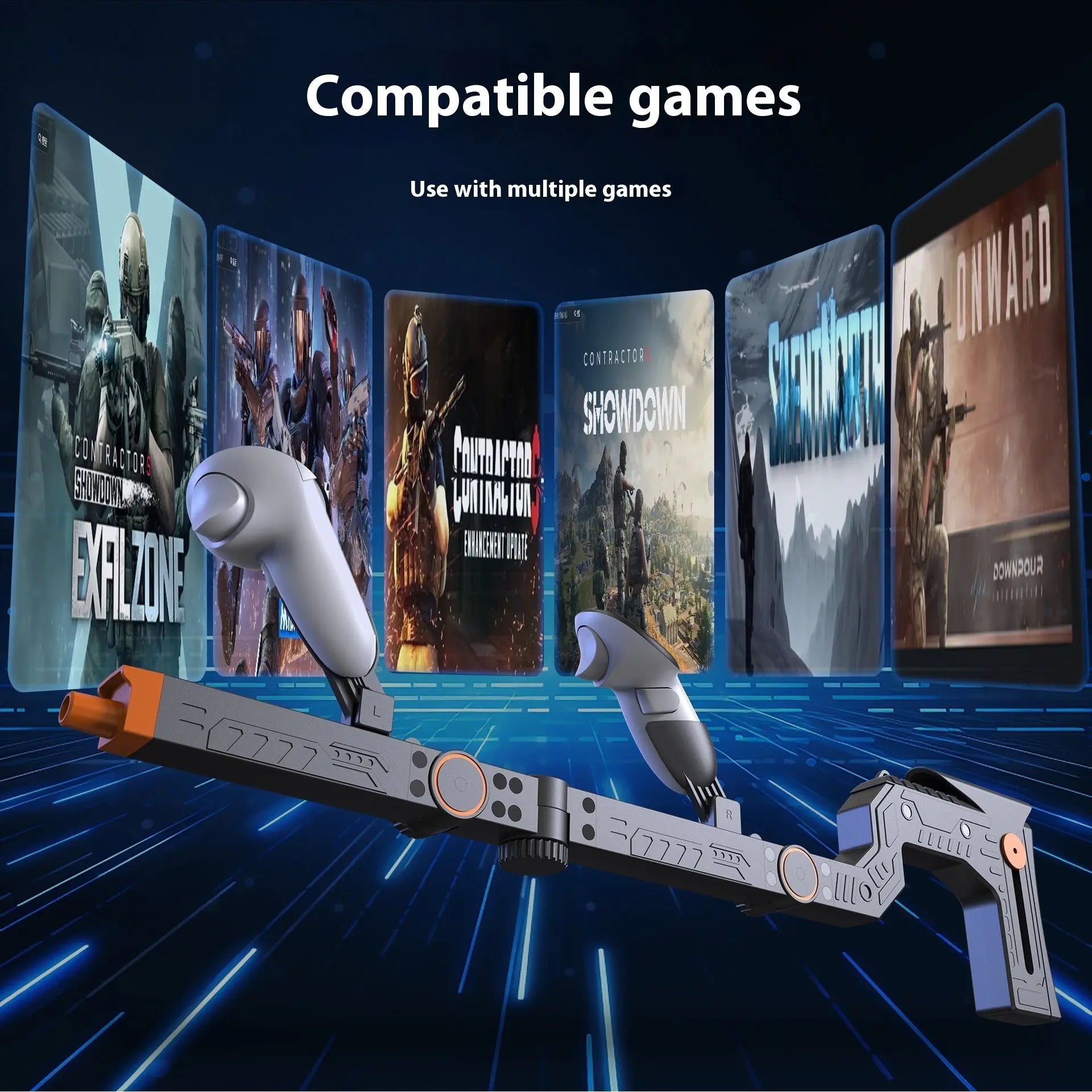 Gun Mount Submachine Gun VR Physical Auxiliary Accessories - GadgetGlobe