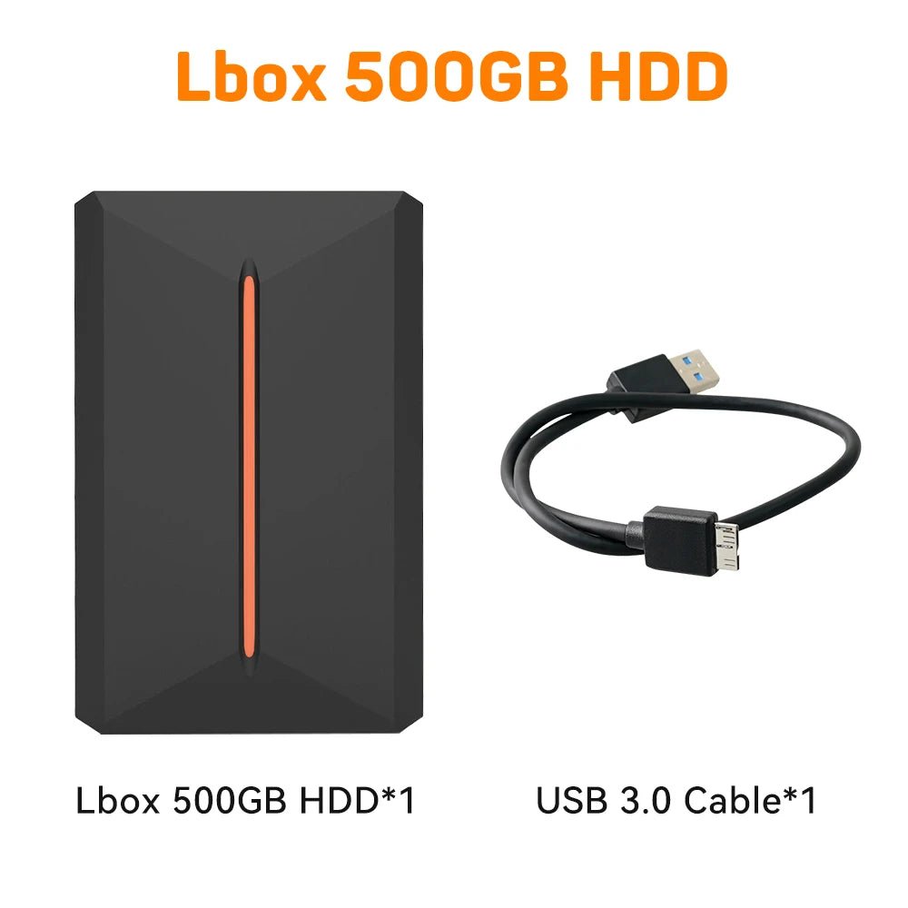 Launchbox external gaming hard drive storage device