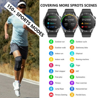 Healthy Blood Oxygen Smart Watch Men ECG - GadgetGlobe