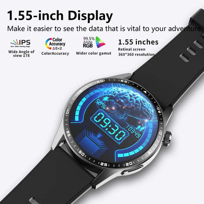 Healthy Blood Oxygen Smart Watch Men ECG - GadgetGlobe