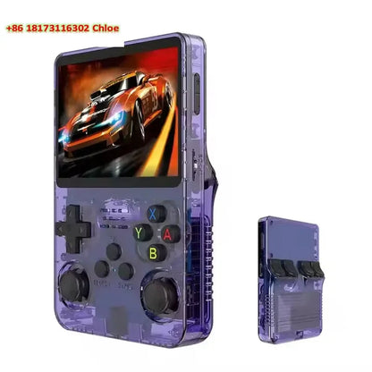 R36S Retro Handheld Video Game Console Linux System 3.5 Inch IPS Screen R35s Pro Portable Video Player 64GB Games GadgetGlobe