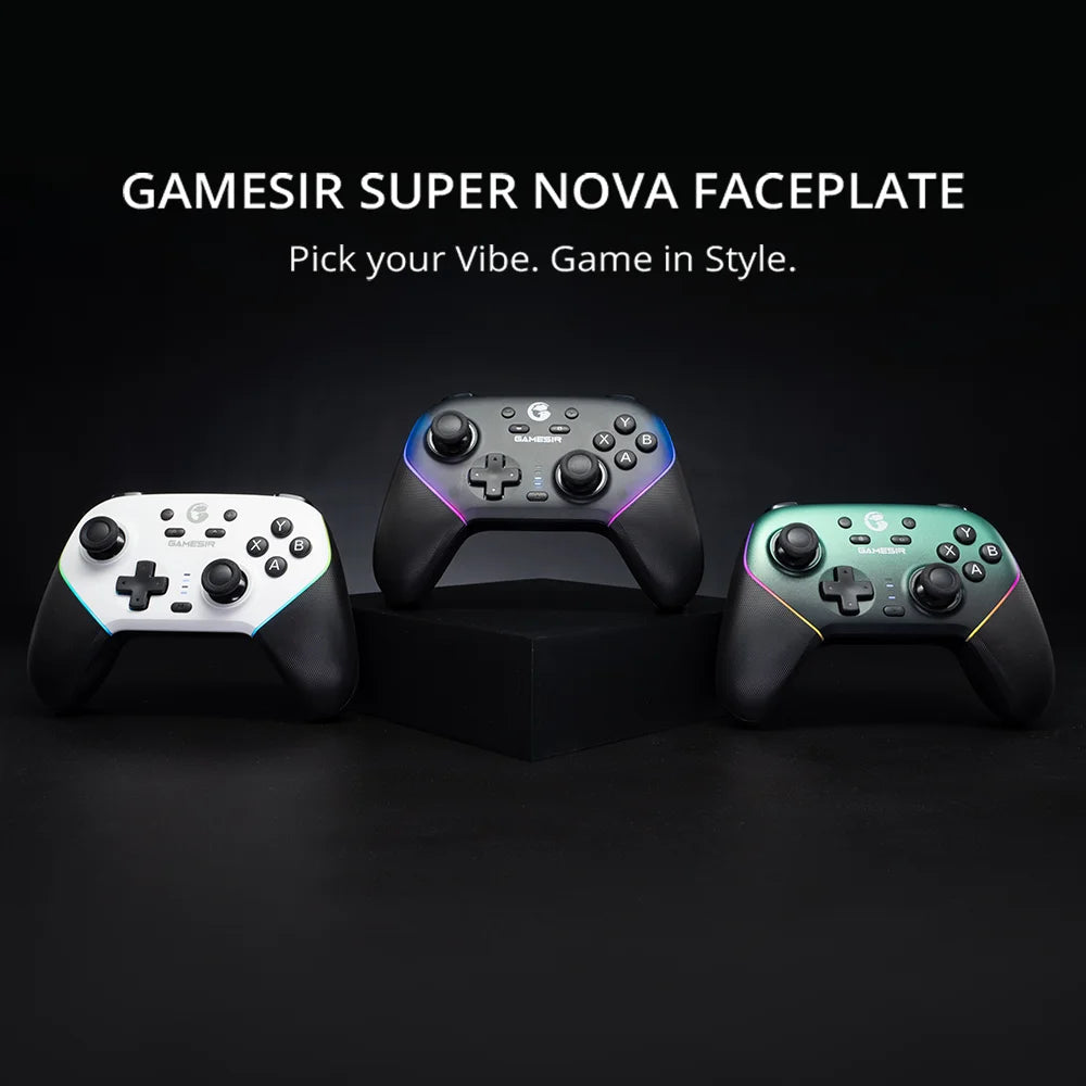 GameSir Super Nova Magnetic Faceplate Multi-Color Easy-Snap Magnetic Front Panel, Anti-Slip & Personalized Gaming Accessories GadgetGlobe