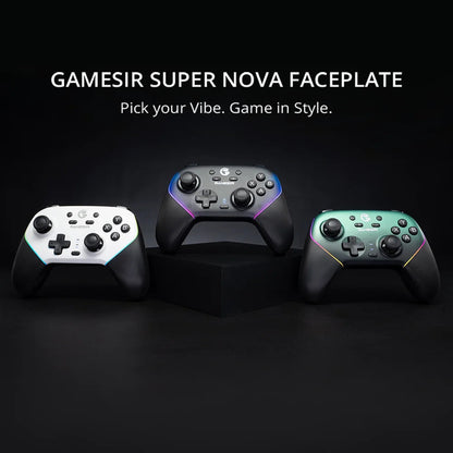 GameSir Super Nova Magnetic Faceplate Multi-Color Easy-Snap Magnetic Front Panel, Anti-Slip & Personalized Gaming Accessories GadgetGlobe