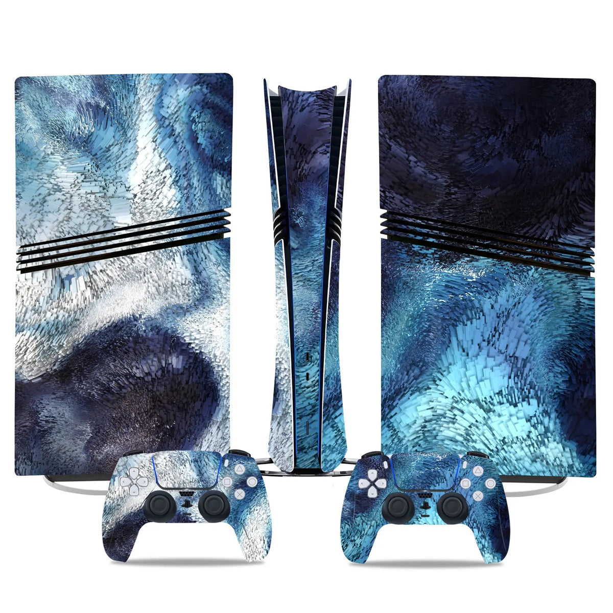 Game Console Skin Sticker Set Controller Protective Film Decal Full Body Wrap Anti-Scratch Gaming Accessories for PS5 PRO GadgetGlobe
