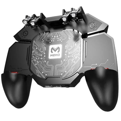 MEMO DL88 2 in 1 Mobile Phone 6 Finger Gamepad Joystick Controller with Semiconductor Cooling Radiator for IOS Android Universal GadgetGlobe