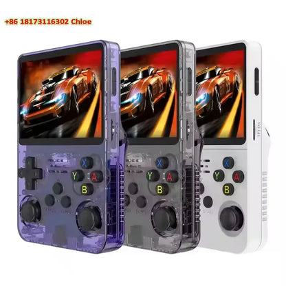 R36S Retro Handheld Video Game Console Linux System 3.5 Inch IPS Screen R35s Pro Portable Video Player 64GB Games GadgetGlobe