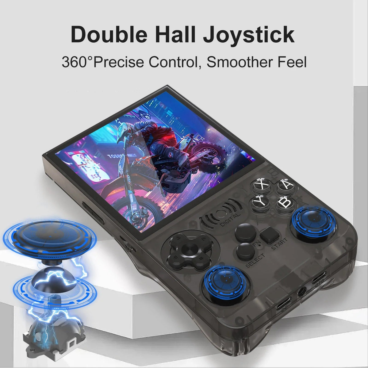 GAMINJA ANS13 Retro Handheld Video Game Console 15000+ Games Built-in Linux 4.0 Inch IPS Screen Portable Pocket Gaming Console - GadgetGlobe