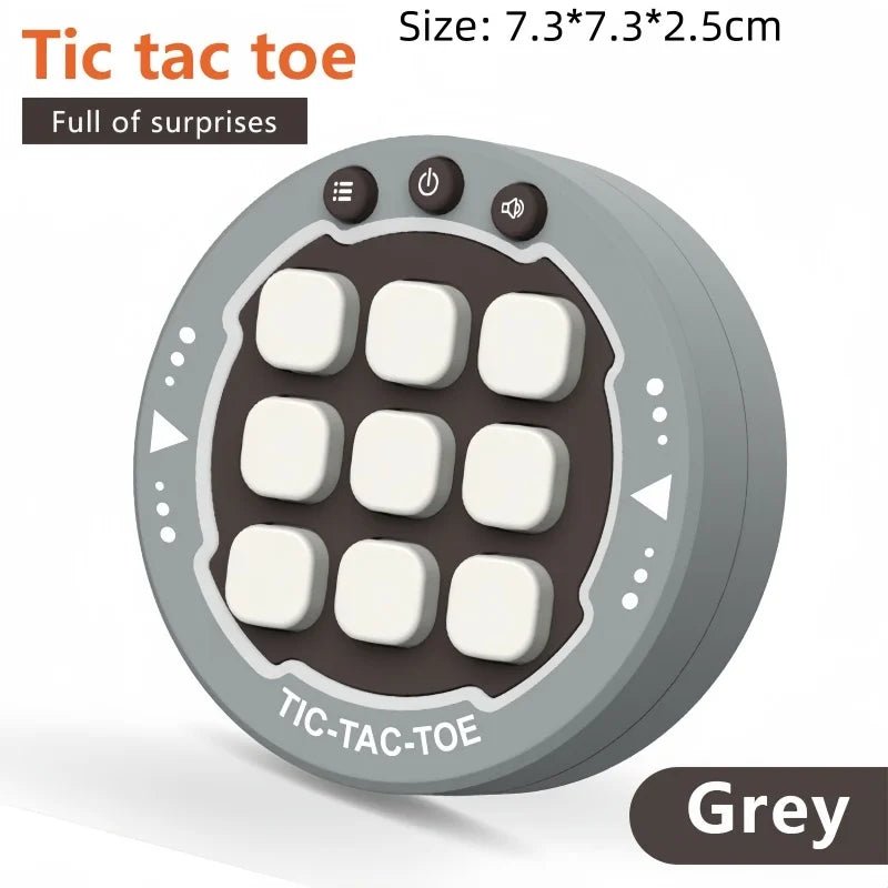 Multifunctional Electronic Tic-Tac-Toe Board Games Montessori Puzzle Table Game Chess Set Portable For Adults Kids - GadgetGlobe