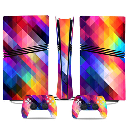 Game Console Skin Sticker Set Controller Protective Film Decal Full Body Wrap Anti-Scratch Gaming Accessories for PS5 PRO GadgetGlobe