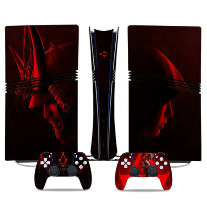 Game Console Skin Sticker Set Controller Protective Film Decal Full Body Wrap Anti-Scratch Gaming Accessories for PS5 PRO GadgetGlobe