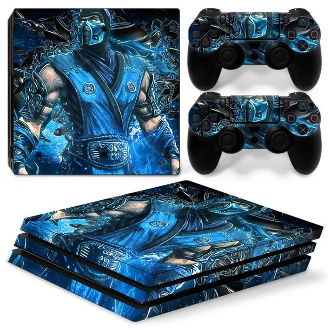 Skin Wrap for PS4 Pro Console Protective Vinyl for PS4 Pro Controller Full Cover Wrap Game Accessories GadgetGlobe