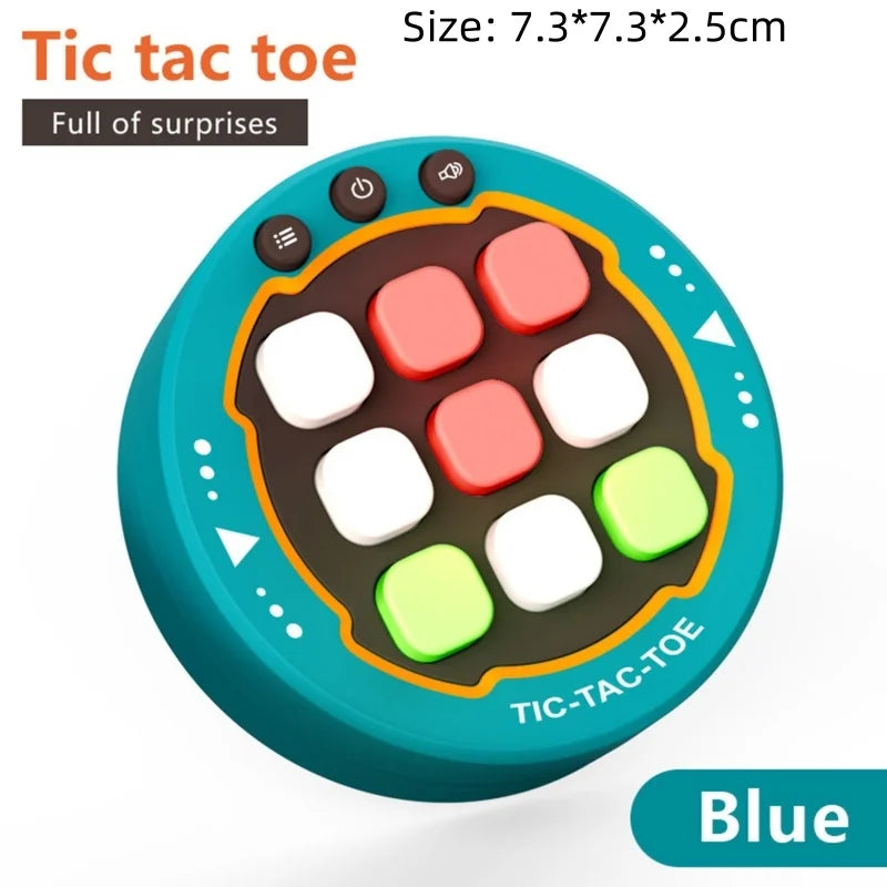 Multifunctional Electronic Tic-Tac-Toe Board Games Montessori Puzzle Table Game Chess Set Portable For Adults Kids GadgetGlobe