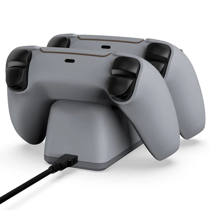 For PS5 Dual Controller Charging Dock Controller Charger Station Charging Cradle Dock for PlayStation 5 Wireless Gamepad GadgetGlobe