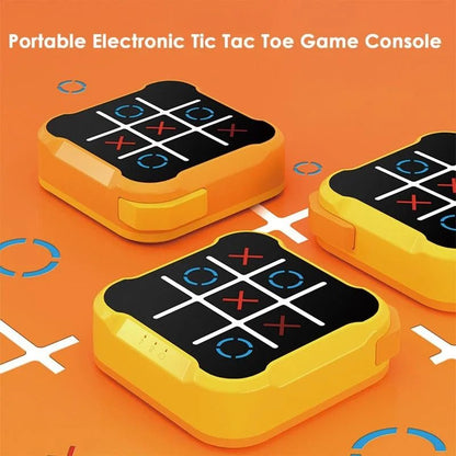 Multifunctional Electronic Tic-Tac-Toe Board Games Montessori Puzzle Table Game Chess Set Portable For Adults Kids - GadgetGlobe