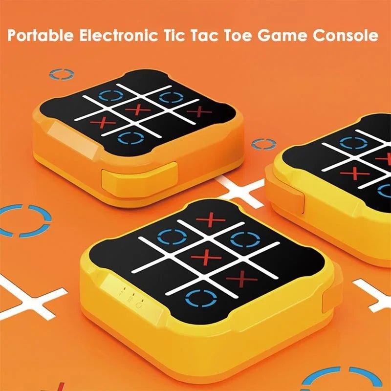 Multifunctional Electronic Tic-Tac-Toe Board Games Montessori Puzzle Table Game Chess Set Portable For Adults Kids - GadgetGlobe