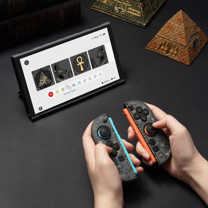 Geekshare Switch 2 Protective Case Full Wrap Hard Shell Anti Slip Anti Drop Egypt Pattern Cover For Gamers Men In Stock GadgetGlobe