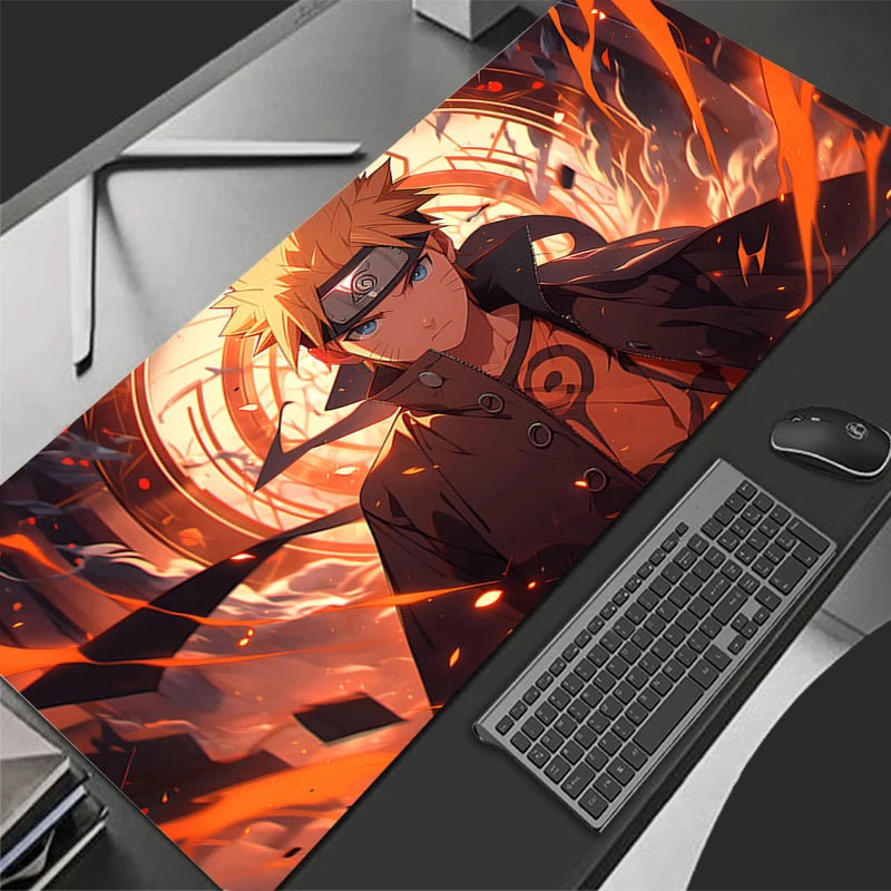Mouse Pad Gamer PC Computer Large 900x400 XXL Desk mat Keyboard Anime Gaming Accessories Mousepad N-Narutos Carpet GadgetGlobe