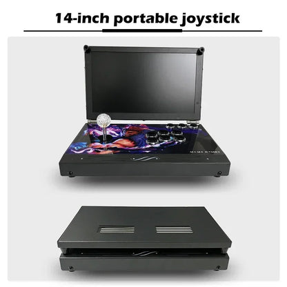 14-Inch 3D Pandora  26800 in 1 Console Folding Portable Arcade Console Pandora DX Box 720P HD Screen Mini Arcade Moonlight GadgetGlobe
