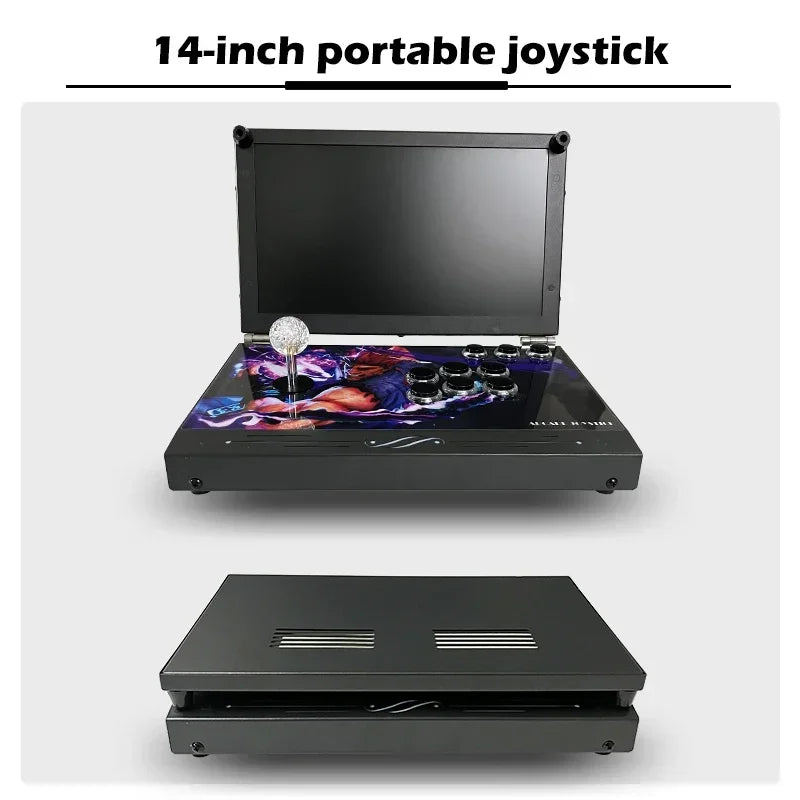 14-Inch 3D Pandora  26800 in 1 Console Folding Portable Arcade Console Pandora DX Box 720P HD Screen Mini Arcade Moonlight GadgetGlobe