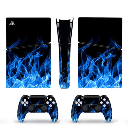 Decal Vinyl Skin Sticker For PS5 Slim Digital Console Protective Skin Case 2PCS Controller Gamepad For PS5 Slim Accessories GadgetGlobe