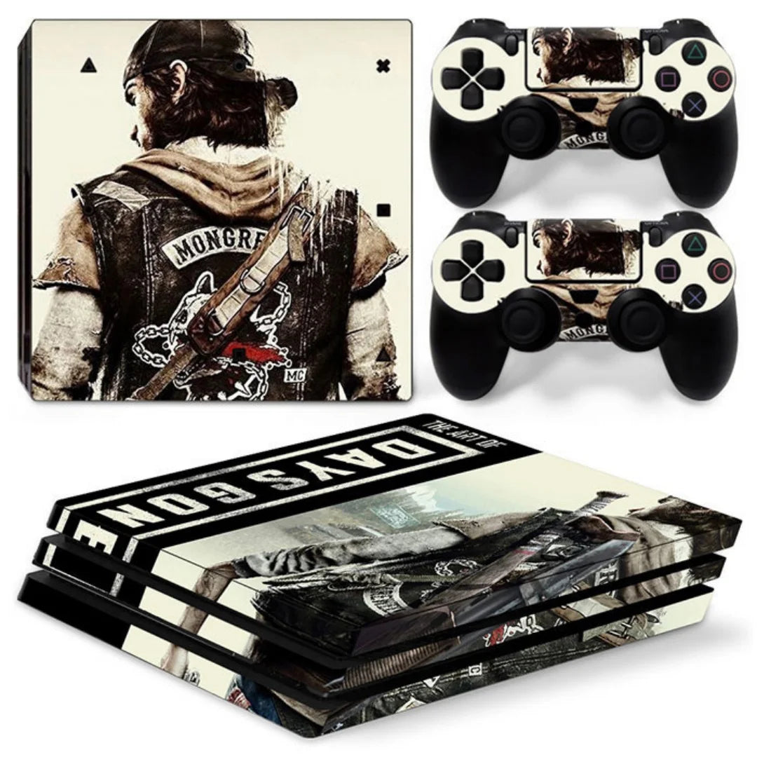 Skin Wrap for PS4 Pro Console Protective Vinyl for PS4 Pro Controller Full Cover Wrap Game Accessories GadgetGlobe