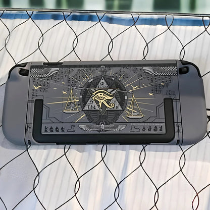 Geekshare Switch 2 Protective Case Full Wrap Hard Shell Anti Slip Anti Drop Egypt Pattern Cover For Gamers Men In Stock GadgetGlobe
