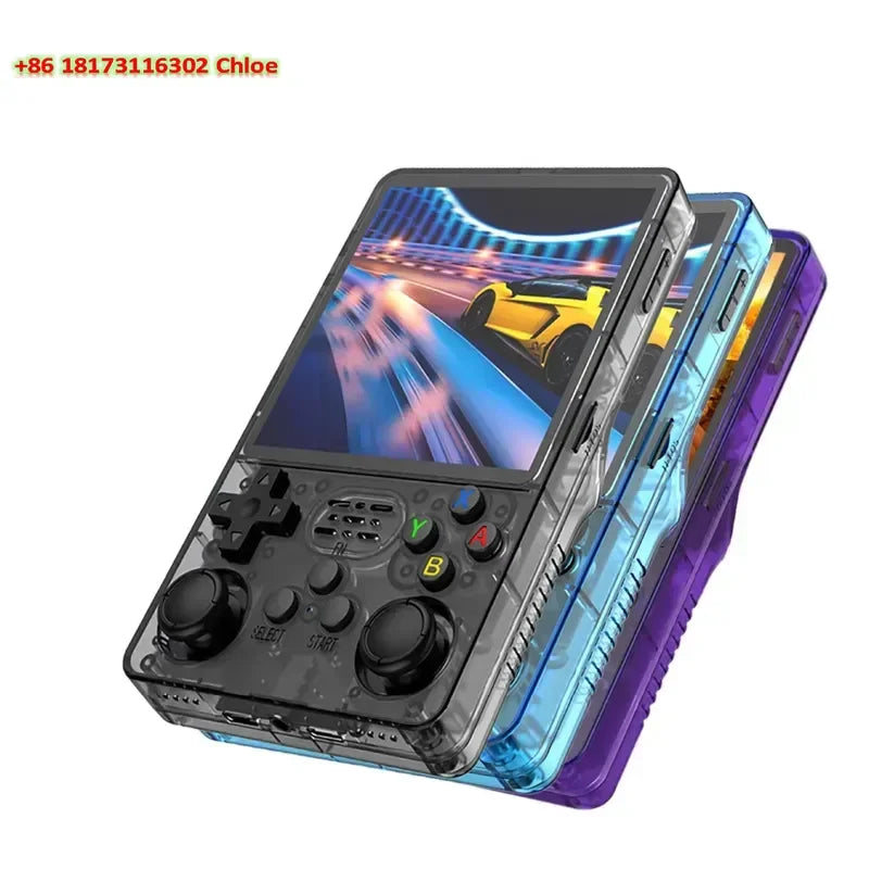 R36S Retro Handheld Video Game Console Linux System 3.5 Inch IPS Screen R35s Pro Portable Video Player 64GB Games GadgetGlobe