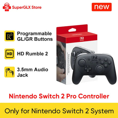 New Nintendo Switch 2 Pro Controller with One Click Wake-Up NFC Original Sale Game Controller for Nintendo Switch 2 Pro GadgetGlobe