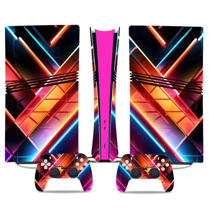 Game Console Skin Sticker Set Controller Protective Film Decal Full Body Wrap Anti-Scratch Gaming Accessories for PS5 PRO GadgetGlobe