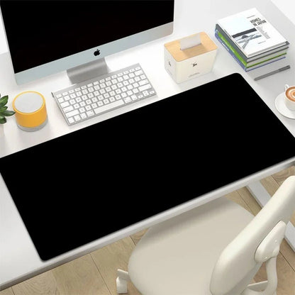 CIFBUY Black Gaming Mouse Pad, Large Size Smooth Keyboard Mouse Mat, Non-Slip Rubber Base Home Office Desk Pad - GadgetGlobe