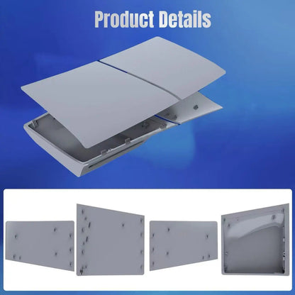 Premium ABS Replacement Replacement Shell Accessories for PS5 Slim Disc Version Protective Cover Hard Plastic Faceplate GadgetGlobe