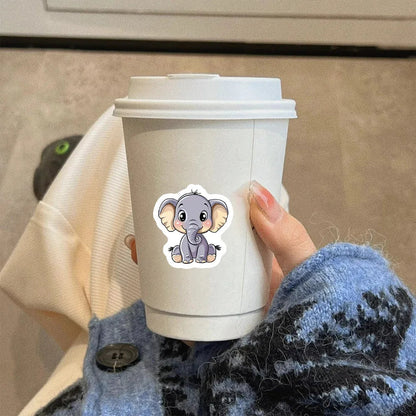 500Pcs Adorable Jungle Farm Ocean Animal Stickers for Water Bottles Skateboards Laptops Phone Cases DIY Craft Decoration GadgetGlobe
