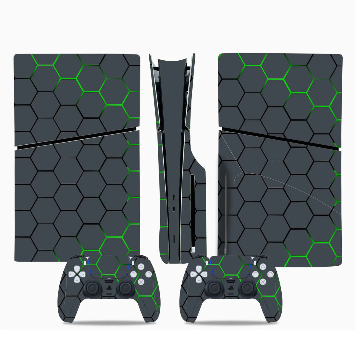 Design Full Body Vinyl Spider Skin Stickers Protective Cover for PS5 Slim Disc Edition Digital Version Console and Controllers GadgetGlobe