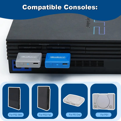 RetroScaler BlueRetro Wireless Controller Adapter For PS2/PS1 Console Joystick Converter For Switch/PS3/PS4/PS5/Xbox One Gamepad GadgetGlobe