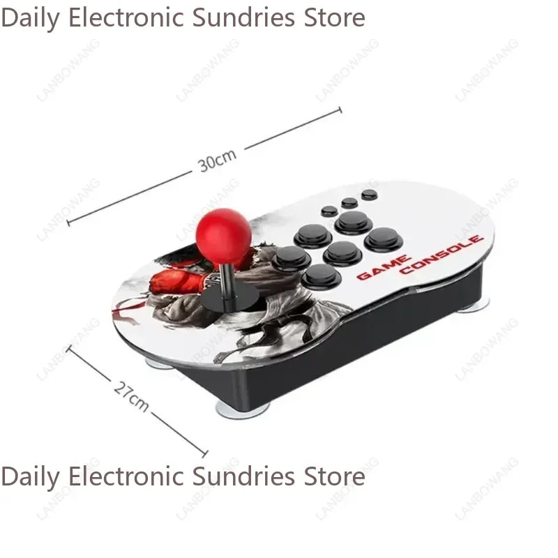 M9 4K HD Retro TV Game Console, Dual Joysticks Two Players Battle Game Box, Colorful Retro Video Gaming Device For Home Use GadgetGlobe