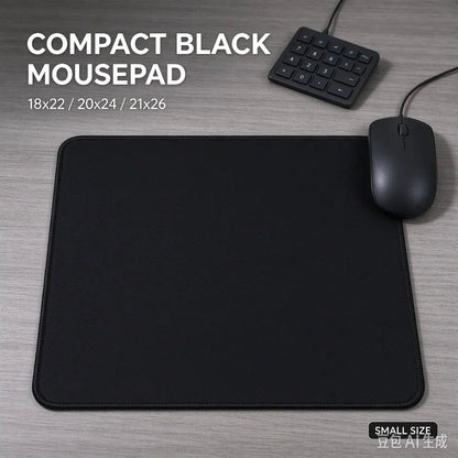 CIFBUY Black Gaming Mouse Pad, Large Size Smooth Keyboard Mouse Mat, Non-Slip Rubber Base Home Office Desk Pad - GadgetGlobe
