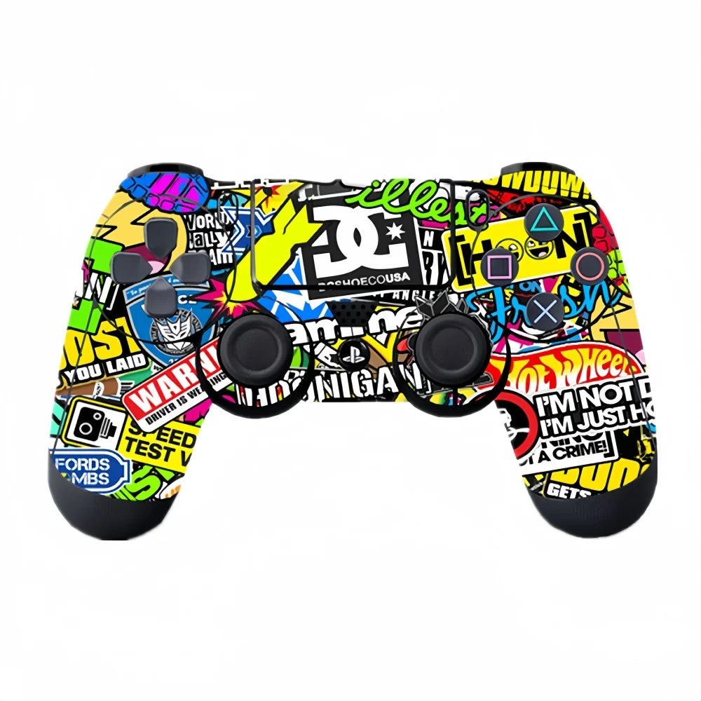 Anti-slip Dustproof Protective Skin Sticker For PlayStation 4 PS4 Game Joystick Controller Accessories Decoration Decal Stickers - GadgetGlobe