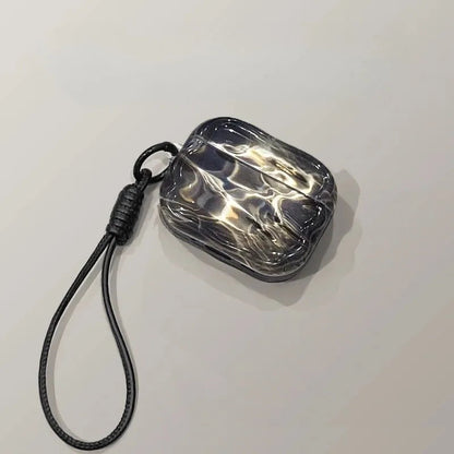 Water Ripple Headphone Case Suitable for AirPods Pro2/3 AirPods 2/3/4 TPU Material Custom Translucent Earphone Protective Case ﻿ GadgetGlobe