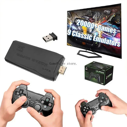 M8 Video Game Stick 4K HDMI Output Plug and Play Nostalgic Game Box Built-in 9 Classic Emulators 4K HD Retro Game Console for TV GadgetGlobe