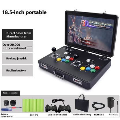 24 inch 31.5 inch Game Machine Portable Folding Double Rocker Dual System Home Arcade Integrated Machine Pandora Moonlight Box GadgetGlobe