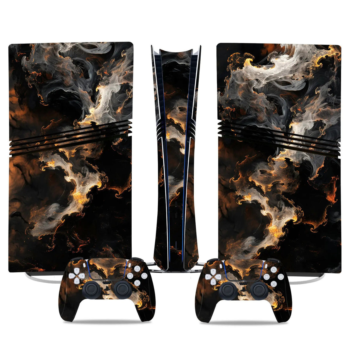 Game Console Skin Sticker Set Controller Protective Film Decal Full Body Wrap Anti-Scratch Gaming Accessories for PS5 PRO GadgetGlobe