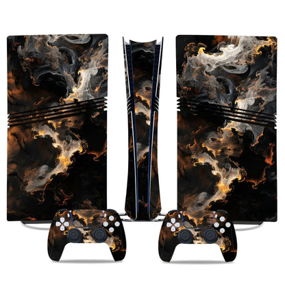 Game Console Skin Sticker Set Controller Protective Film Decal Full Body Wrap Anti-Scratch Gaming Accessories for PS5 PRO GadgetGlobe