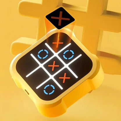 Multifunctional Electronic Tic-Tac-Toe Board Games Montessori Puzzle Table Game Chess Set Portable For Adults Kids - GadgetGlobe