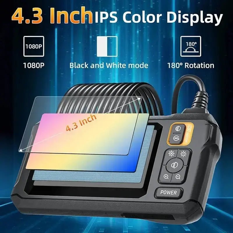 Industrial Endoscope Camera 4.3 - inch IPS Display - GadgetGlobe