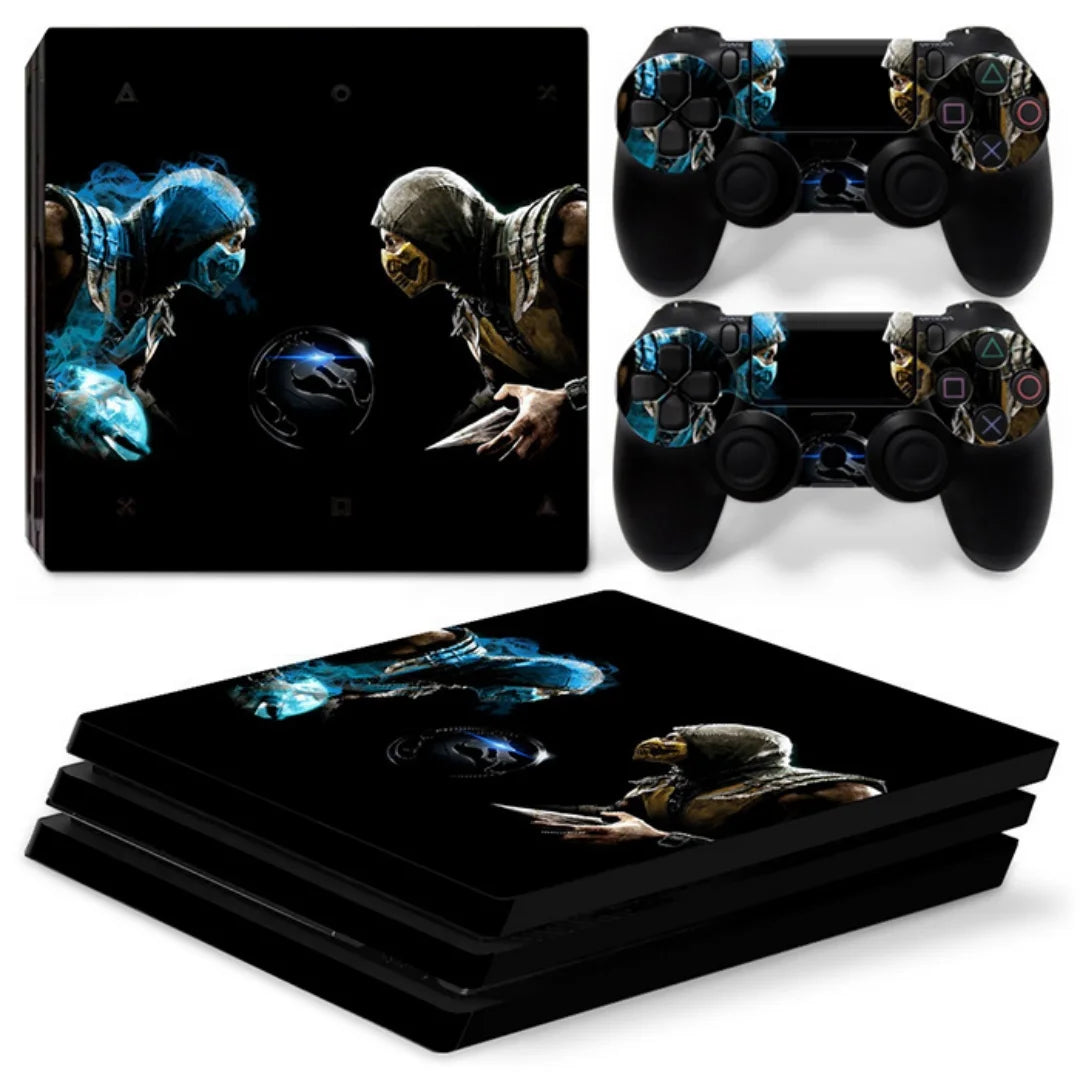 Skin Wrap for PS4 Pro Console Protective Vinyl for PS4 Pro Controller Full Cover Wrap Game Accessories GadgetGlobe