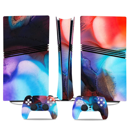 Game Console Skin Sticker Set Controller Protective Film Decal Full Body Wrap Anti-Scratch Gaming Accessories for PS5 PRO GadgetGlobe