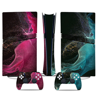 Game Console Skin Sticker Set Controller Protective Film Decal Full Body Wrap Anti-Scratch Gaming Accessories for PS5 PRO GadgetGlobe